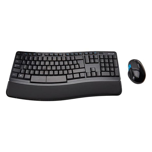 TECLADO Y MOUSE MICROSOFT SCULPT COMFORT DESKTOP INALÁMBRICO 2.4 GHZ ESPAÑOL L3V-00004 NEGRO