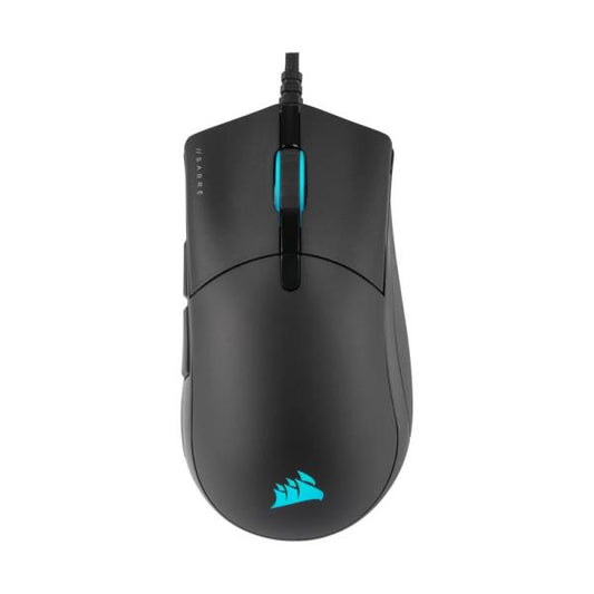 MOUSE GAMING RGB CORSAIR SABRE PRO CHAMPION ALÁMBRICO USB 18000 DPI CH-9303111-NA NEGRO