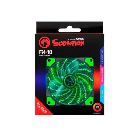VENTILADOR LINEA SCORPION PARA CASE FN-10 MARVO LUZ VERDE