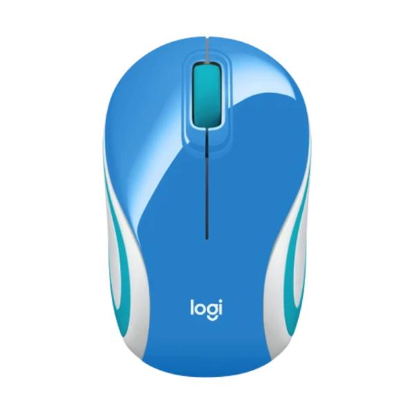 MOUSE LOGITECH MINI M187 INALÁMBRICO ULTRAPORTÁTIL 2.4 GHZ 1000 DPI 910-005360 AZUL