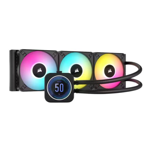 ENFRIAMIENTO LÍQUIDO RGB CORSAIR ICUE H150I ELITE LCD XT CW-9060075-WW/RF NEGRO