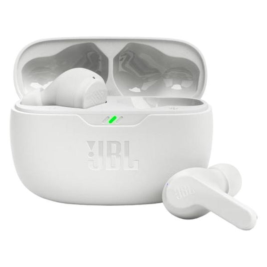 AUDIFONO JBL VIBE BEAM INALÁMBRICO BLUETOOTH JBLVBEAMWHTAM BLANCO
