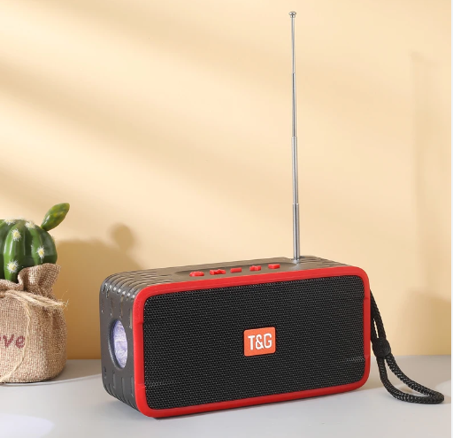 PARLANTE BLUETOOTH TG-631 T&G ROJA