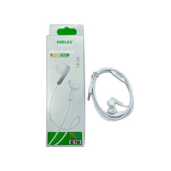AUDIFONO MANOS LIBRES E19 GERLAX BLANCO