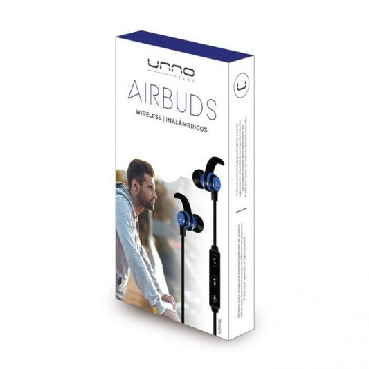 AUDIFONO UNNO TEKNO AIRBUDS INALÁMBRICO BLUETOOTH HS7111BL AZUL