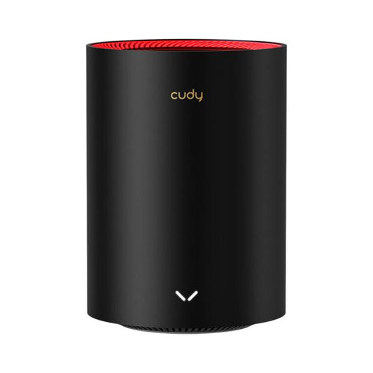 SISTEMA WIFI CUDY M3000(1-PACK) 1.0 DOBLE BANDA (5GHZ) AX3000 WiFi 6 MESH 2.5G NEGRO