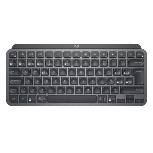 TECLADO LOGITECH MX KEYS MINI FOR BUSINESS MEMBRANA INALÁMBRICO BLUETOOTH INGLÉS 920-010596 NEGRO