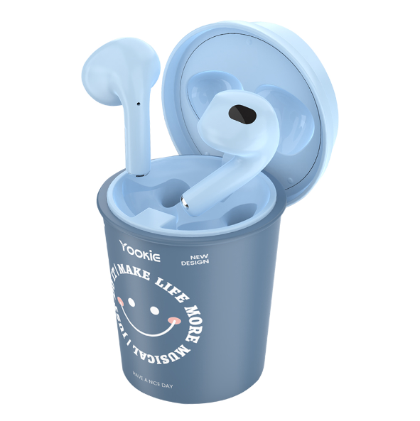 AUDIFONO MANOS LIBRES BLUETOOTH YKS052 YOOKIE AZUL