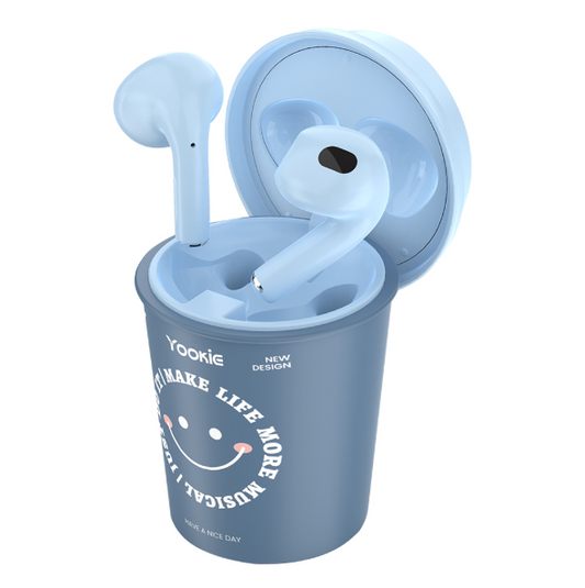 AUDIFONO MANOS LIBRES BLUETOOTH YKS052 YOOKIE AZUL