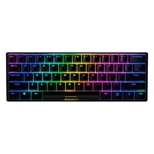 TECLADO GAMING RGB SHARKOON SKILLER SGK50 S4 TKL MECÁNICO ALÁMBRICO USB  ESPAÑOL SWITCH ROJO 4044951033935 NEGRO