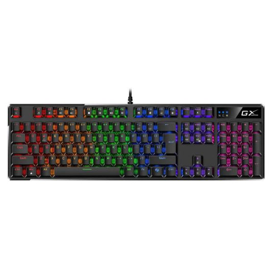 TECLADO GAMING RGB GENIUS SCORPION K12 MECÁNICO ALÁMBRICO USB ESPAÑOL SWITCH CAFE 31310057401 NEGRO