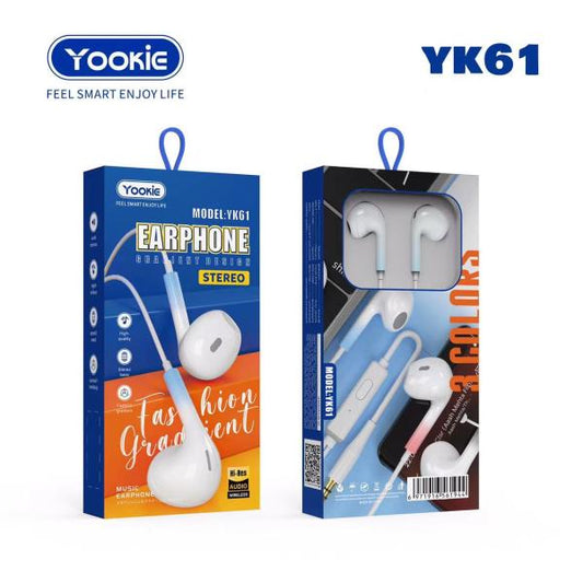 AUDIFONO MANOS LIBRES YK61 YOOKIE ROSADO