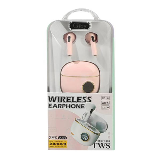 AUDIFONO MANOS LIBRES BLUETOOTH CA-136 ROSADO