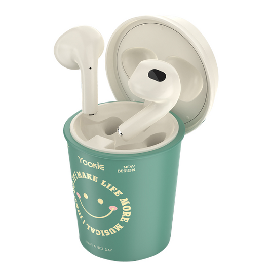 AUDIFONO MANOS LIBRES BLUETOOTH YKS052 YOOKIE VERDE