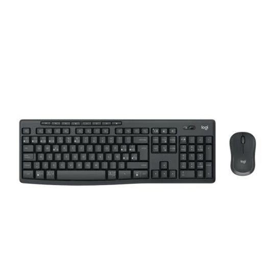 TECLADO LOGITECH MK370 COMBO FOR BUSINESS MEMBRANA INALÁMBRICO CON RECEPTOR LOGI BOLT ESPAÑOL 920-012063 NEGRO