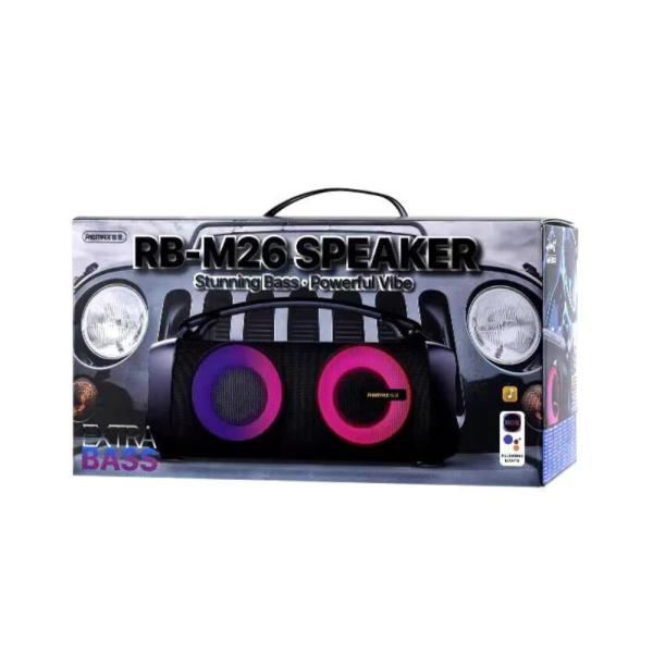 PARLANTE BLUETOOTH RB-M26 REMAX NEGRO