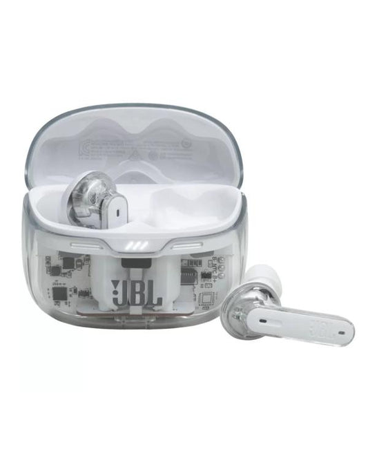 AUDIFONO JBL TUNE BEAM GHOST INALÁMBRICO BLUETOOTH JBLTBEAMGWHTAM BLANCO