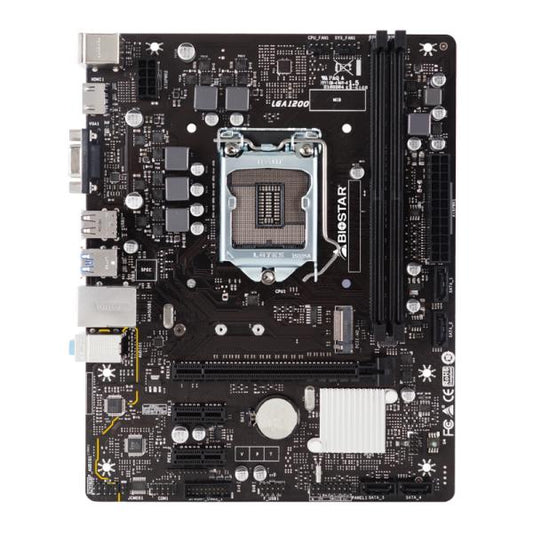 TARJETA MADRE BIOSTAR H410MH LGA 1200 MICRO-ATX DDR4 NEGRO
