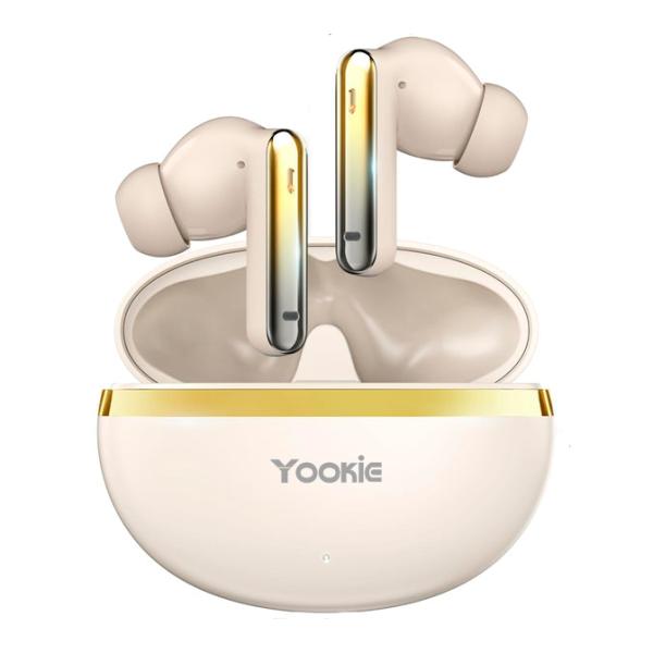 AUDIFONO MANOS LIBRES BLUETOOTH YKS112 YOOKIE BEIGE