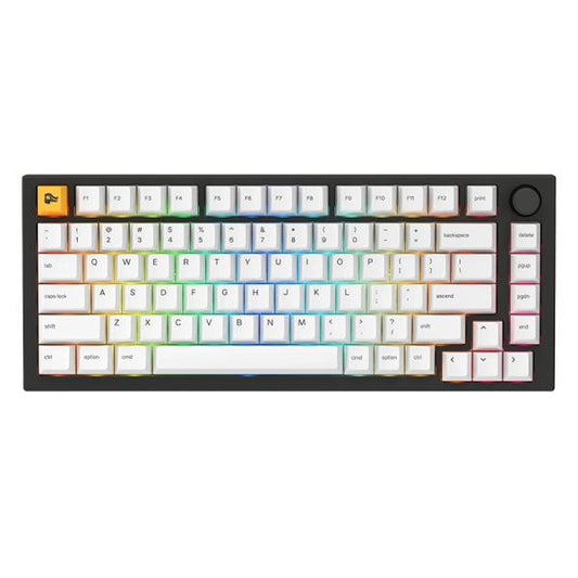 TECLADO GAMING RGB GLORIOUS GMMK PRO TKL MECÁNICO ALÁMBRICO INGLÉS GLO-GMMK-P75-FOX-B NEGRO