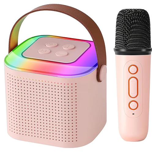 PARLANTE BLUETOOTH Y1 OUDIOBOP ROSADO
