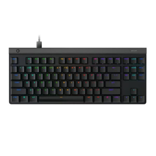 TECLADO GAMING RGB LOGITECH G515 TKL MECÁNICO ALÁMBRICO USB INGLÉS 920-012868 NEGRO