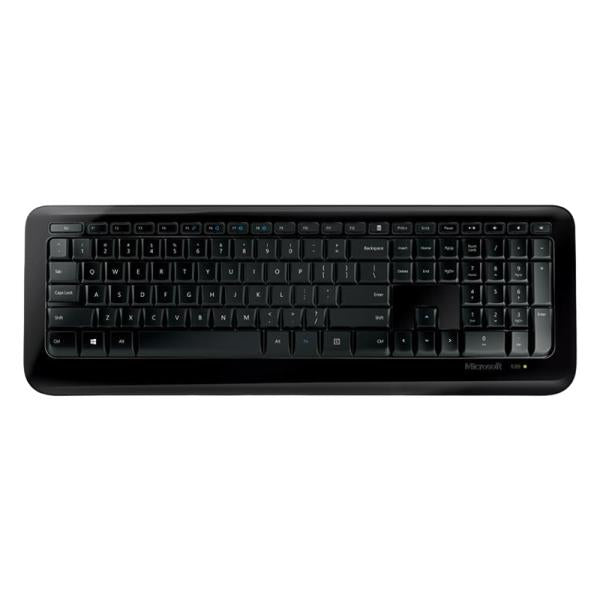 TECLADO MICROSOFT 850 PZ3-00004 MEMBRANA INALÁMBRICO BLUETOOTH ESPAÑOL NEGRO
