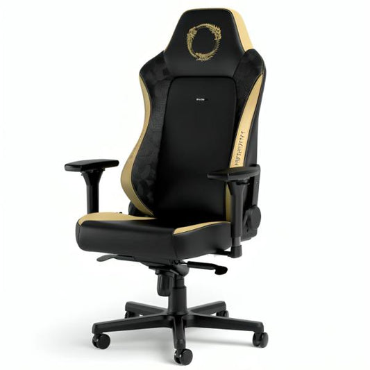 SILLA GAMING NOBLECHAIRS  HERO EDICIÓN THE ELDER SCROLLS CUERO SINTÉTICO PGW-NB-HGC-005 NEGRO/DORADO