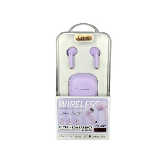 AUDIFONO MANOS LIBRES BLUETOOTH CA-137 MORADO
