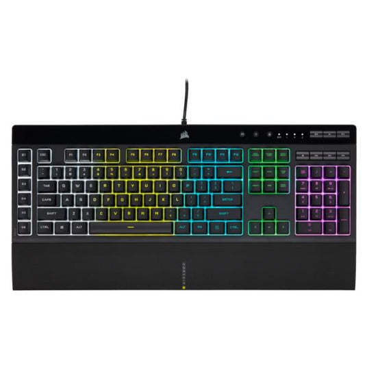 TECLADO GAMING RGB CORSAIR K55 PRO MEMBRANA ALÁMBRICO USB ESPAÑOL CH-9226765-SP NEGRO