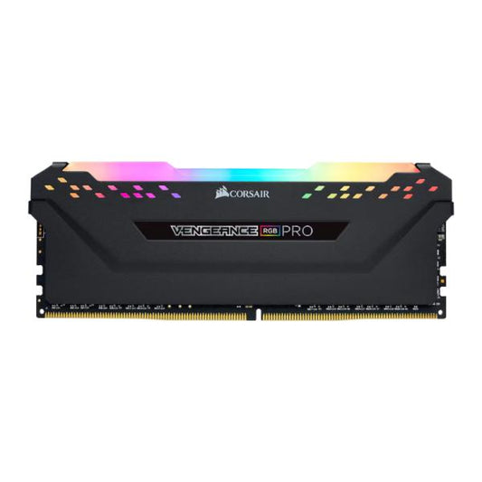 MEMORIA RAM PC 8GB DDR4 3200MHZ CORSAIR VENGEANCE RGB PRO CMW8GX4M1Z3200C16 NEGRO