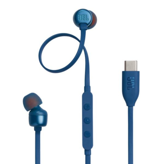 AUDIFONO JBL TUNE 310C ALÁMBRICO TIPO C JBLT310CBLUAM AZUL