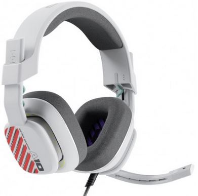 HEADSET GAMING LOGITECH A10 GEN 2 ALÁMBRICO 3.5MM PARA PLAYSTATION Y PC 939-002062 BLANCO STAR KILLER