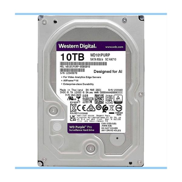 HD INTERNO 10TB 3.5 WD PURPLE  WD101PURP