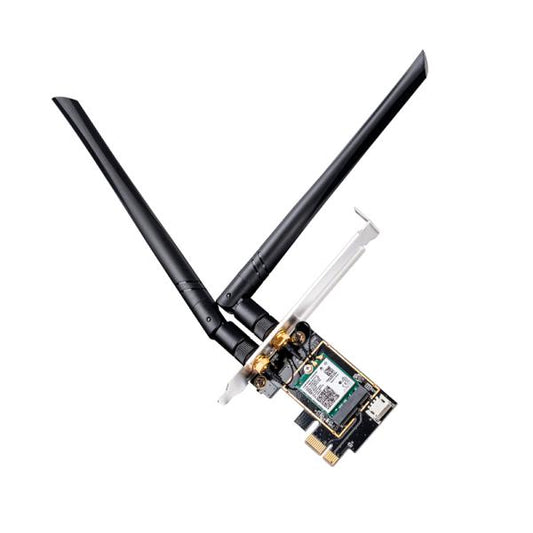 TARJETA DE RED CUDY WE3000 2.0 PCI-E WI-FI 6E, BLUETOOTH  5.3 AX5400 6 GHZ