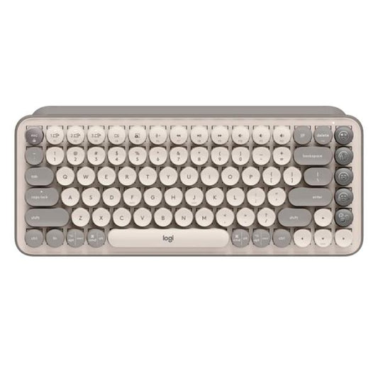 TECLADO LOGITECH POP KEYS MECÁNICO INALÁMBRICO BLUETOOTH ESPAÑOL SWITCH CAFÉ 920-011518 ARENA