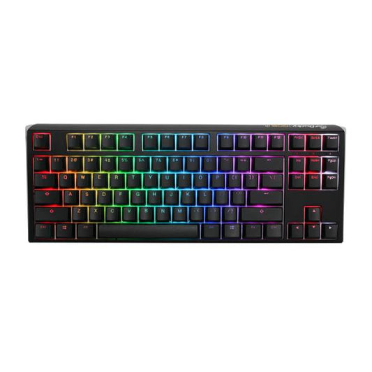TECLADO GAMING RGB DUCKY ONE 3 TKL MECANICO USB-C ESPAÑOL SWITCH ROJO SILENCIOSO DKON2187ST-SESPDCLAWSC1 NEGRO