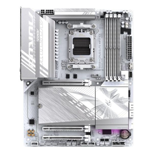 TARJETA MADRE GIGABYTE B850 AORUS ELITE WIFI7 ICE AM5 ATX DDR5 BLANCO