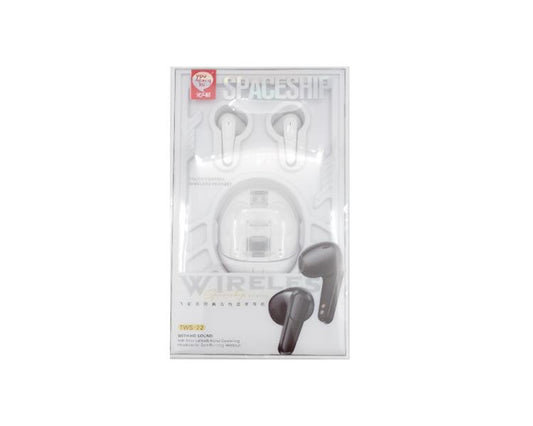 AUDIFONOS MANOS LIBRES BLUETOOTH TWS-22 YOUSHENGKU BLANCO