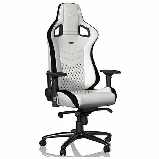 SILLA GAMING NOBLECHAIRS  EPIC CUERO SINTÉTICO NBL-PU-WHT-001 BLANCO