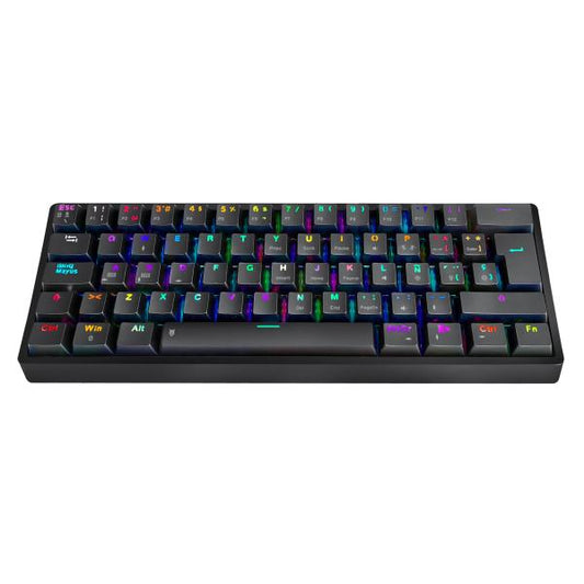 TECLADO GAMING RGB EAGLE WARRIOR KGY182U0003C 60% MECANICO ALÁMBRICO USB ESPAÑOL NEGRO