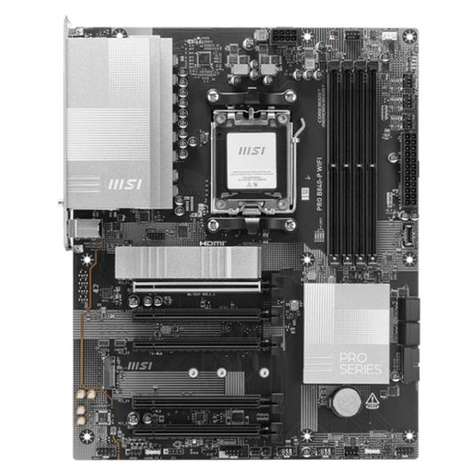 TARJETA MADRE MSI PRO B840-P WIFI AM5 ATX DDR5 911-7E57-001 NEGRO / BLANCO