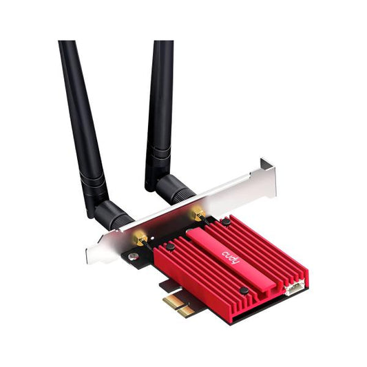 TARJETA DE RED CUDY WE3000S 2.0 PCI-E WI-FI 6E, BLUETOOTH 5.3 AX5400 6 GHz