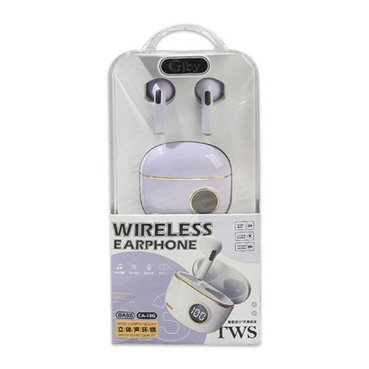 AUDIFONO MANOS LIBRES BLUETOOTH CA-136 MORADO