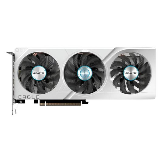 TARJETA DE VÍDEO GIGABYTE GEFORCE RTX 4060 EAGLE OC ICE 8G GDDR6 2505 MHZGV-N4060EAGLEOC ICE-8GD BLANCO