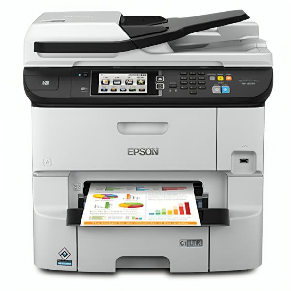 IMPRESORA EPSON WORKFORCE WF-6590 MULTIFUNCIONAL INALAMBRICA ETHERNET PCL/PS 24 ISO PPM C11CD49201