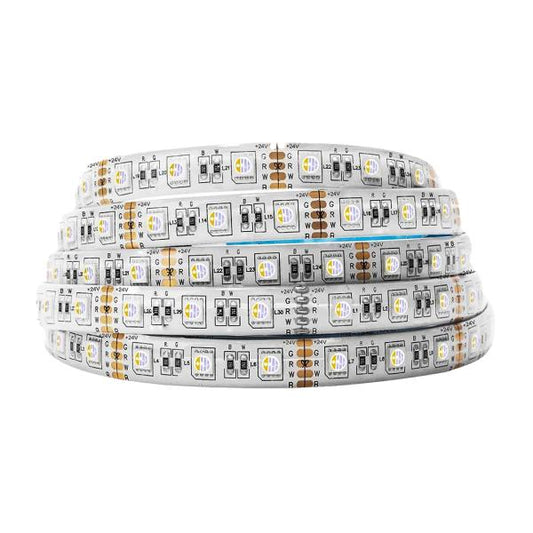 TIRA LED 5050 SMD RGB + LUZ BLANCA 10M
