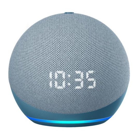 AMAZON ECHO DOT GEN 4 CON RELOJ B085M66LH1 CELESTE