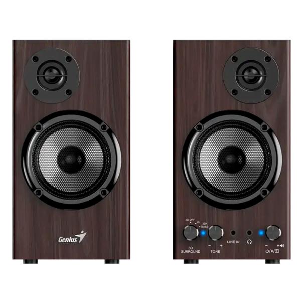 PARLANTE GENIUS SP-HF520BT 20W BLUETOOTH / 3.5MM 31730054400 MADERA OSCURO