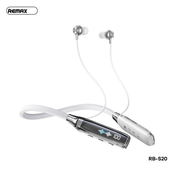 AUDIFONOS MANOS LIBRES BLUETOOTH RB-S20 REMAX BLANCO